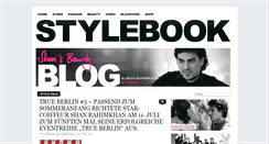 Desktop Screenshot of beautyblog.stylebook.de