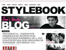 Tablet Screenshot of beautyblog.stylebook.de